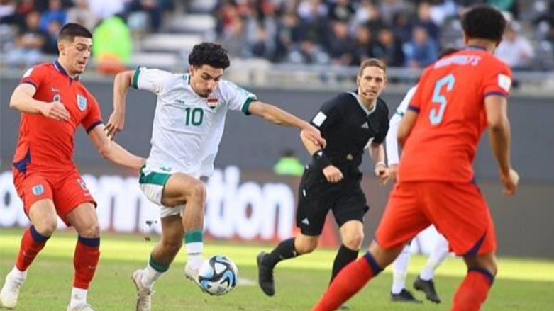 من مباراة المنتخب العراقي